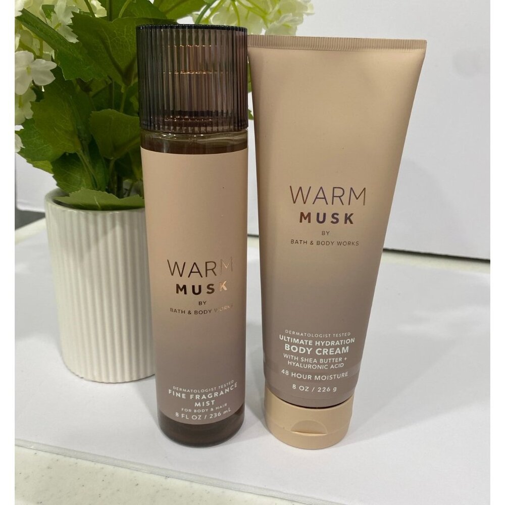 Bath & Body Works “Warm Musk” New Body Cream & Fragrance Mist